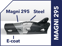 Magni 295 chassis and structural component coating